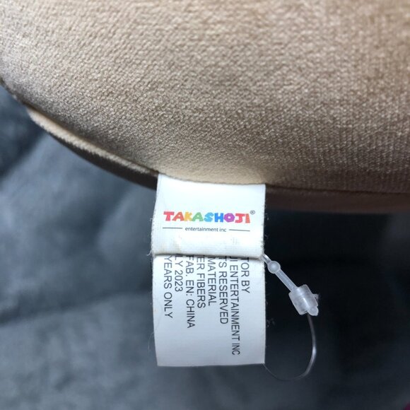 Takashoji Original Boba Milk Tea Calico Cat 13" Plush Stuffed Tan Brown White - Picture 6 of 8